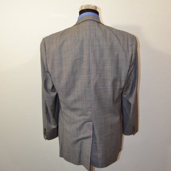Innocenti 44R Sport Coat Blazer Suit Jacket Gray B - Picture 5 of 8